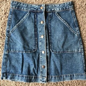 Denim skirt